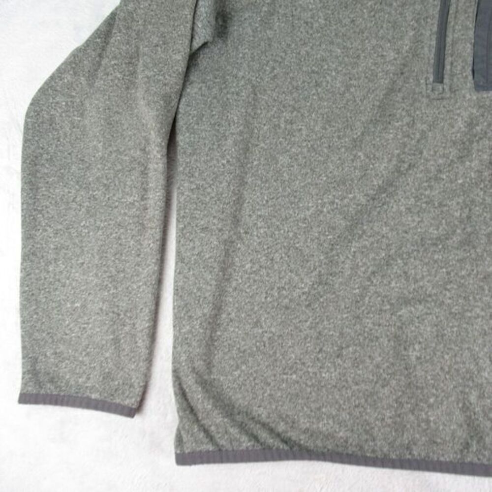 Columbia Sweater Mens Large Gray Zip Pocket 1/2 Zip Fleece Pullover Outdoor Golf - Picture 5 of 12
